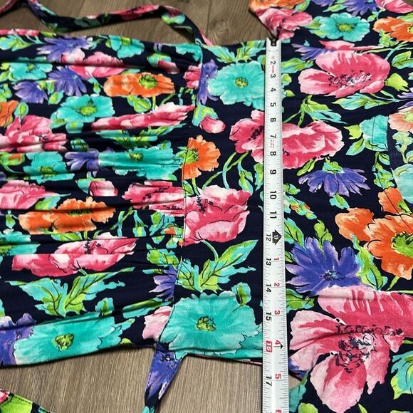 Diane Von‎ Furstenberg Floral Square Neck Short Sleeve Picket Maxi Dress Small - Picture 11 of 14